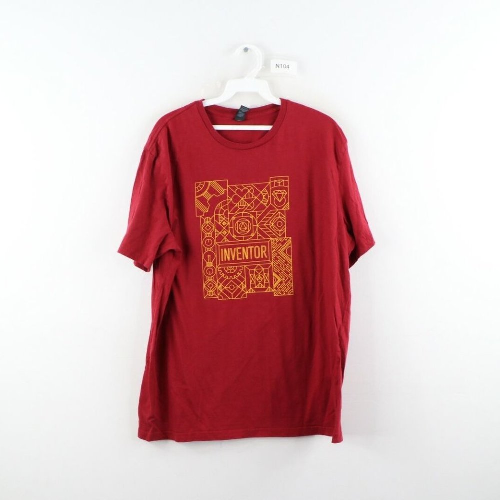 Microsoft Company Inventor Patent TShirt Red Gem